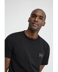 POLO CLUB - Maglietta Nera Dal Fit Dritto Con Toppa - Lyst