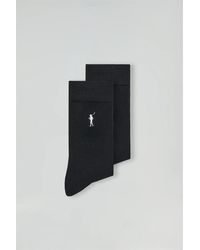 POLO CLUB - Set Uomo Con Due Paia Di Calzini Neri Con Logo Rigby Go - Lyst