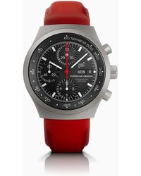 Porsche Design - Chronograph 1 – All Titanium Numbered Edition With Leather Strap - Lyst