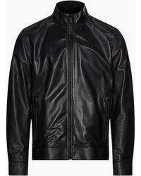 Porsche Design - Reversible Leather Jacket - Lyst