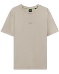 Porsche Lifestyle - Mercerised-Cotton T-Shirt With Gloss Logo - Lyst
