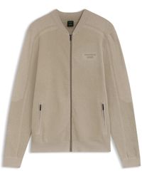 Porsche Design - Zip-Up Cardigan With Logo - Lyst