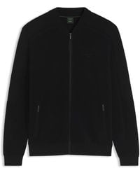 Porsche Lifestyle - Zip-Up Cardigan With Logo - Lyst