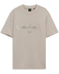 Porsche Lifestyle - T-Shirt With Gloss Artwork - Lyst