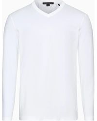 Porsche Design - Long-Sleeve V-Neck Shirt - Lyst