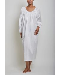 Womens Clothing Nightwear and sleepwear Nightgowns and sleepshirts Pour Les Femmes Cotton Thilda Long Nightgown in White 