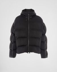 Prada - Padded Recycled Double Jersey Jacket - Lyst