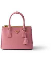 Prada - Galleria Small Saffiano Leather Bag - Lyst
