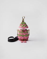 Prada - Soft Robot Crochet Bag Pendant - Lyst