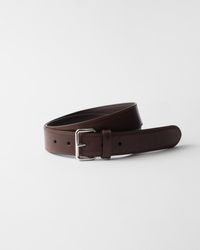 Prada - Antiqued Leather Belt - Lyst