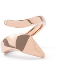 Prada - Eternal Gold Snake Mini Ring In Pink Gold - Lyst
