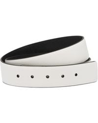 Prada - Reversible Saffiano Leather Belt Strap - Lyst