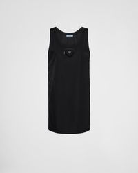 Prada - Re-nylon Mini Dress - Lyst