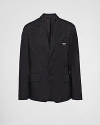 Prada - Re-Nylon Single-Breasted Jacket - Lyst