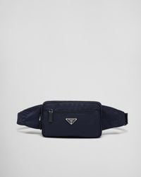 Prada - Re-Nylon And Saffiano Leather Belt Bag - Lyst