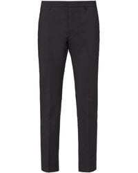 Prada - Hose Aus Leichter Wolle Mit Stretch - Lyst