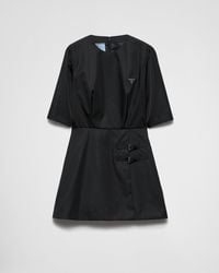 Prada - Robe Courte En Re-Nylon - Lyst