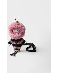 Prada - Ciondolo Portachiavi Soft Robot Con Tracolla - Lyst