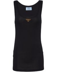 Prada - Triangle Tank Top - Lyst