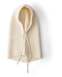 Prada - Wool And Cashmere Knit Hood - Lyst