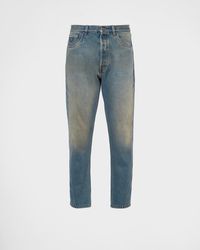 Prada - Five-Pocket Denim Jeans - Lyst