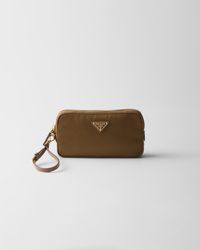 Prada - Re-edition 1978 Re-nylon And Saffiano Leather Pouch - Lyst