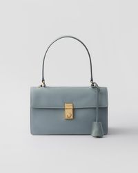 Prada - Soft Sound Medium Leather Shoulder Bag - Lyst