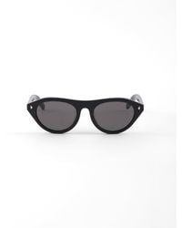 Prada - Sunglasses With The Iconic Metal Plaque - Lyst