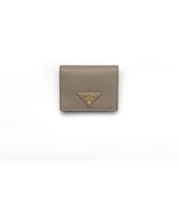 Prada - Small Leather Wallet - Lyst