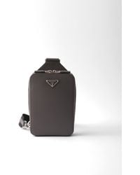 Prada - Bolso Brique De Piel Saffiano - Lyst