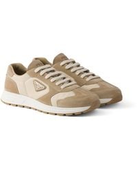 Prada - Sneakers Prax En Daim Et Re-Nylon, Homme, Taille - Lyst