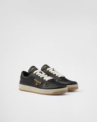 Prada - Leather Downtown Sneakers - Lyst