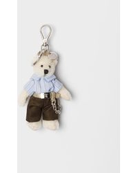 Prada - Ciondolo Da Borsa Teddy Con Anello - Lyst