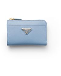 Prada - Saffiano Leather Keychain - Lyst