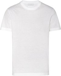 Prada - Three Pack Cotton Jersey T-Shirts - Lyst