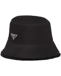 Prada - Nylon Hat - Lyst