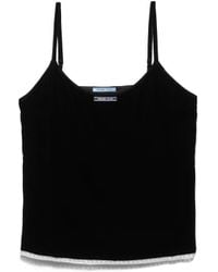 Prada - Velvet Top - Lyst