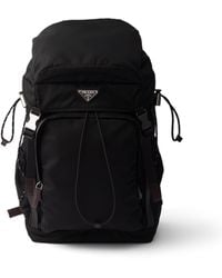 Prada - Speedrock Re-Nylon And Leather Backpack - Lyst