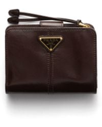 Prada - Cartera Pequeña De Piel, Mujer - Lyst