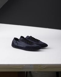 Prada - Re-Nylon And Suede Collapse Sneakers - Lyst