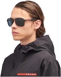 Prada Eyewear Collection Sonnenbrille für Herren | Lyst DE