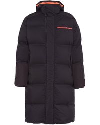 Prada - Abrigo De Plumón En Re-Nylon Ligero, Hombre, Talla - Lyst