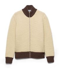 Prada - Wool Zipper Cardigan - Lyst