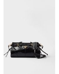 Prada - Bonnie Kleine Schultertasche Aus Leder - Lyst