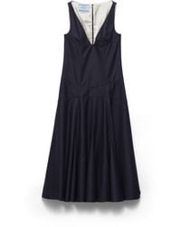 Prada - Re-Wool Dress - Lyst
