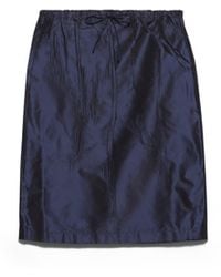 Prada - Jupe Crayon À Lien De Resserrage - Lyst