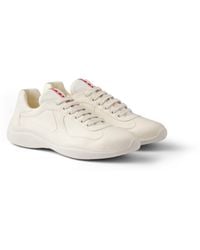 Prada - America's Cup Nappa Leather Sneakers, Size 6,5 - Lyst