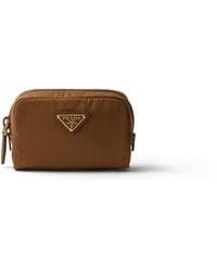Prada - Micro-Pouch Aus Re-Nylon, Damen - Lyst