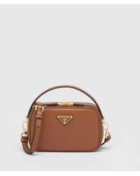 Prada - Odette Leather Mini-bag - Lyst