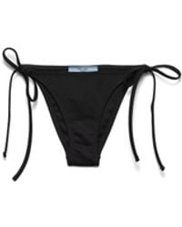Prada - Interlock Knit Bikini Bottom - Lyst